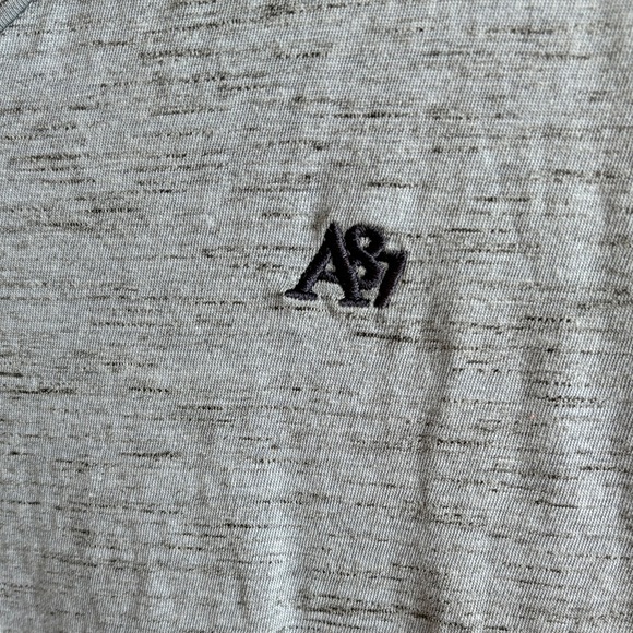 Men’s Large Aeropostale Heathered Blue V-Neck Tee - Picture 2 of 4